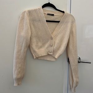 Nasty Gal Cropped Cardigan